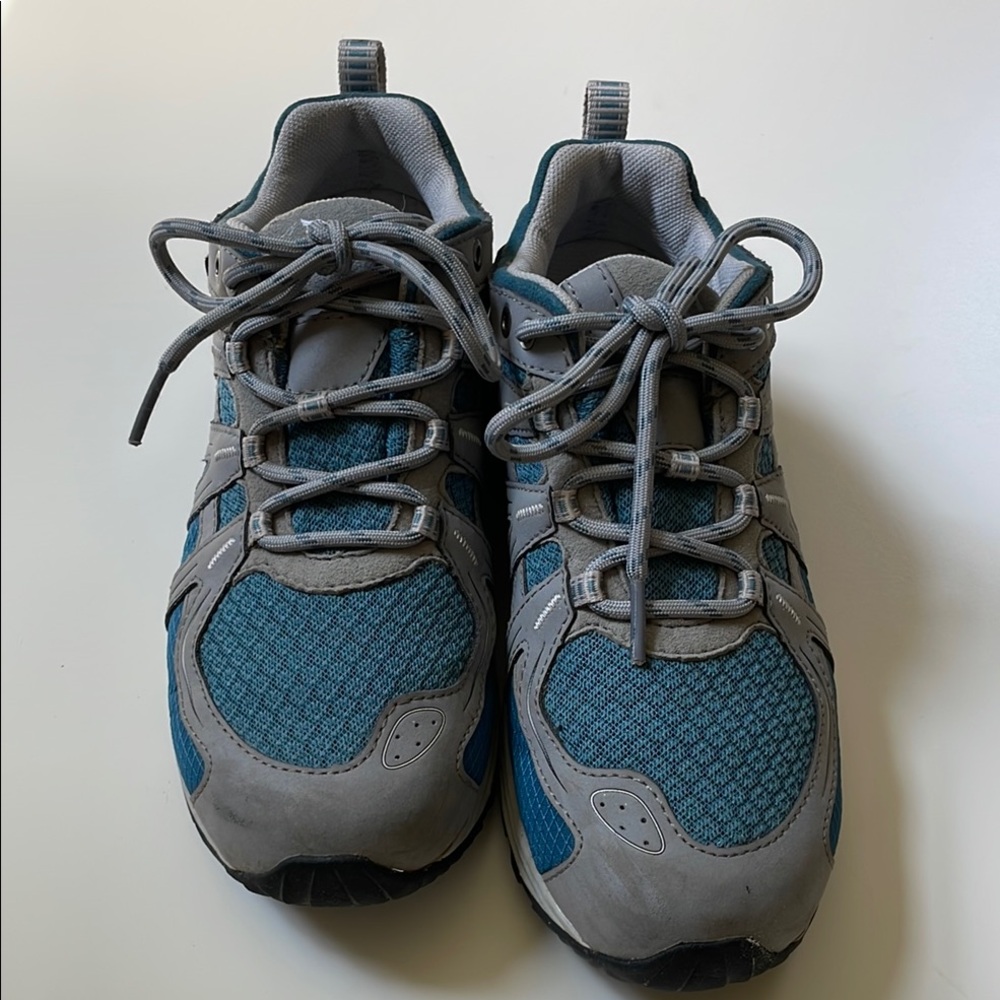L.L. Bean Teal and Gray Sneakers